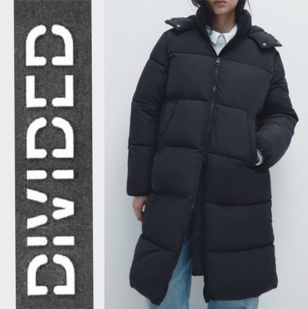 Divided Long Puffer Jacket
